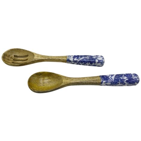 Ensemble cuillère et fourchette avec motif floral pour la cuisine, parfait pour décorer et servir lors de fêtes et de repas spéciaux