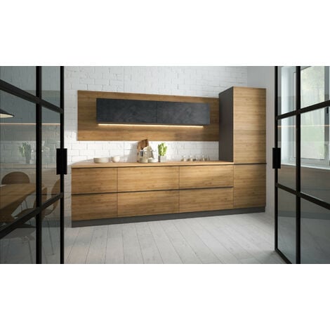 AZURA HOME DESIGN Ensemble Cuisine HENNELLY small 280 cm sur mesure