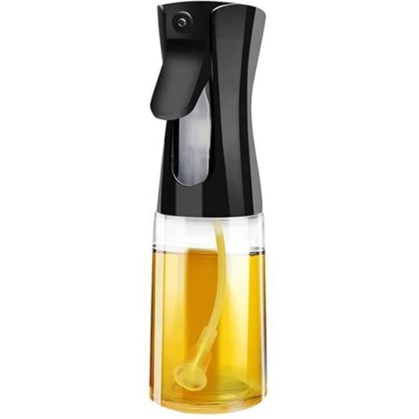 Ensemble d ustensiles de cuisine,Cuisine Cuisson Bouteille D\'huile en Spray Distributeur d\'huile d\'olive Baking Air - 300ml-Black