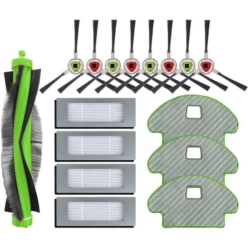 KZQ - Ensemble d'accessoires de Nettoyage de Rechange pour aspirateur Irobot Roomba Combo 113 R113840, pièces de Rechange pour Robot balayeur, 1