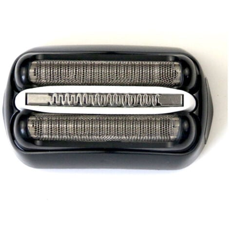 Ensemble d'accessoires de salle de bain -Tête de Remplacement de Rasoir Électrique , Pièce de Rechange pour Tête en Aluminium de Rasoir pour Hommes 32B adapté pour Braun 3 Series 300S/301S/310S -