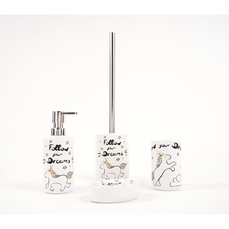 Ensemble d'accessoires de salle de bains avec décorations