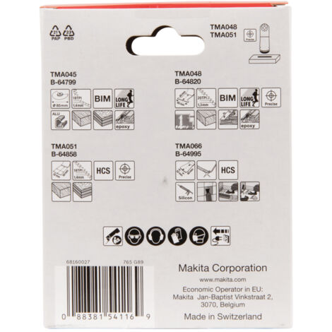 Ensemble d'accessoires Makita MultiTool