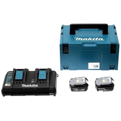 Ensemble d'accessoires Makita Powerpack 18V 2 x 5 0 Ah