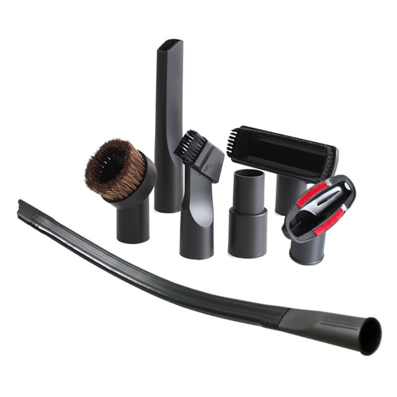 Ensemble d'accessoires pour aspirateur 7 pièces avec outil de dépoussiérage par pulvérisation 32 mm/35 mm