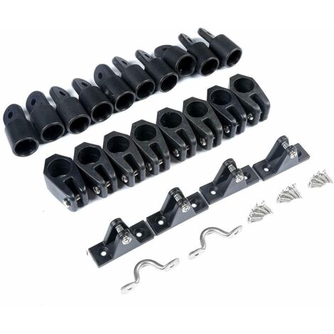 Ensemble d'accessoires pour auvent en nylon, quincaillerie marine et nautique, quincaillerie de 7/8 pouce, ensemble d'accessoires pour auvent en nylon de 7/8 pouce, quincaillerie marine