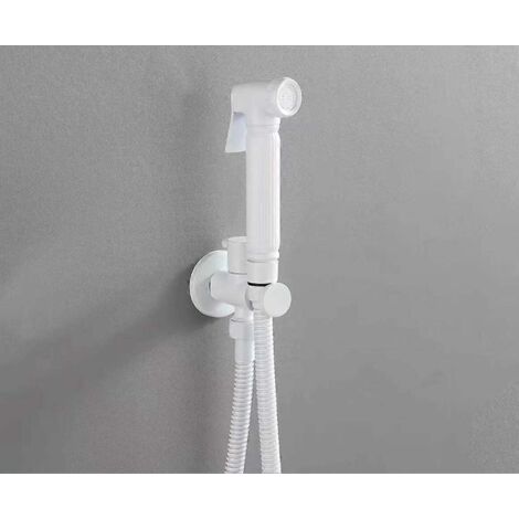 Ensemble d'accessoires pour bidet et WC à main en laiton, robinet de bidet noir, douche à jet d'eau pour salle de bain