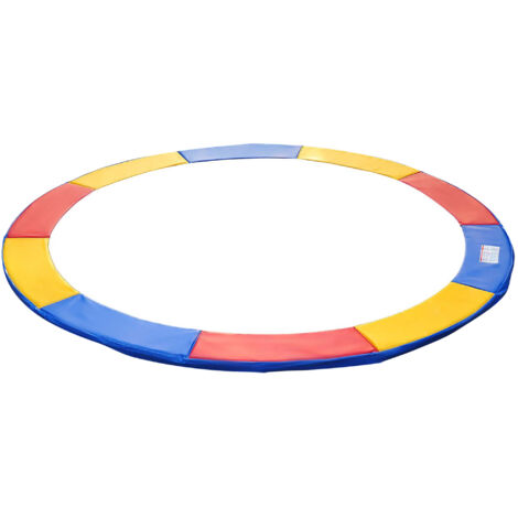 Ensemble d’accessoires pour trampoline,filet de sécurité,couvercle de bord Ø 244cm coloré,bâche et échelle pour 8 pieds 10 pieds 12 pieds 15 pieds