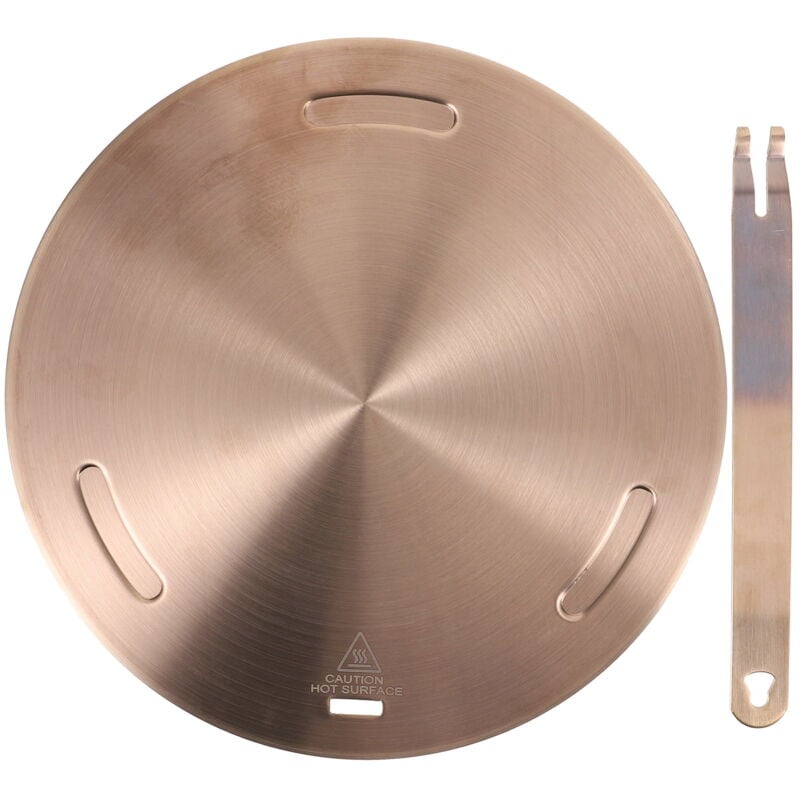 Feiyue - ensemble d'adaptateur de plaque à induction en acier inoxydable pour cuisinière électrique, diffuseur de chaleur