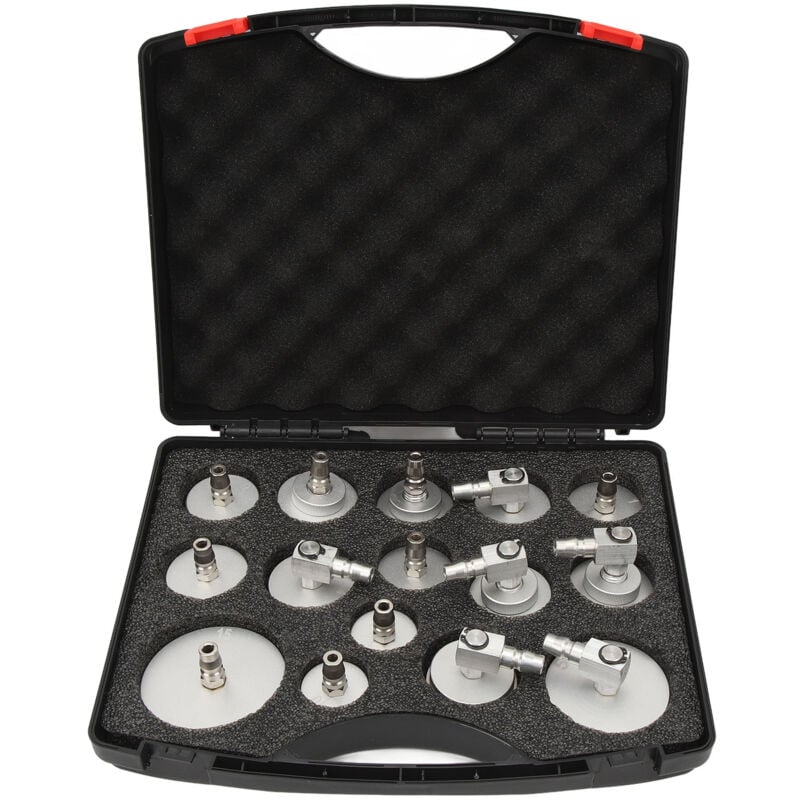 Sjlerst - Ensemble d'adaptateurs de matre-cylindre, 15 pièces, adaptateur de purge de liquide de frein étanche, universel pour Automobiles