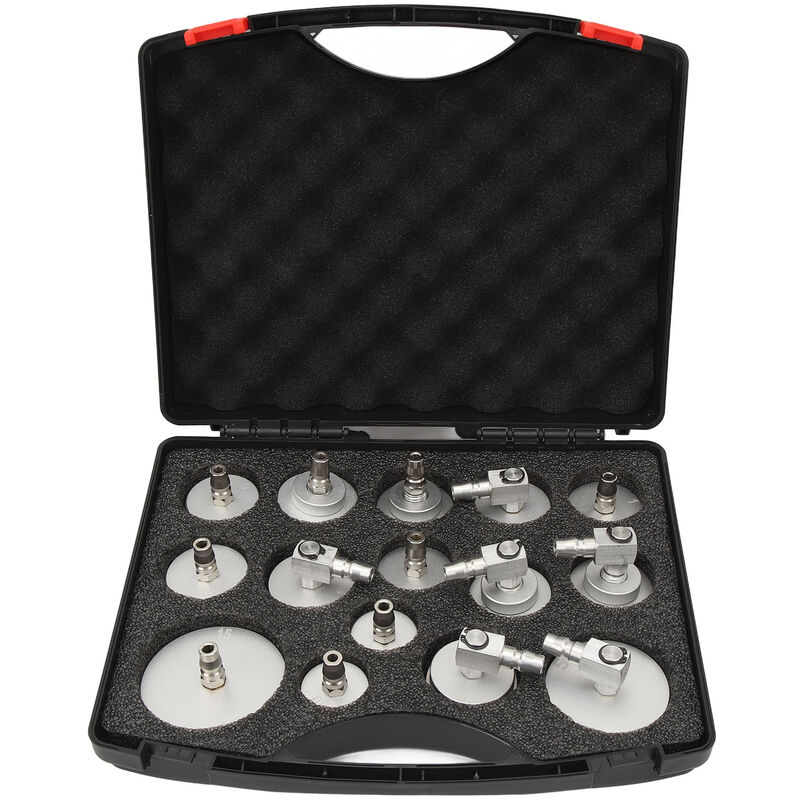 Eosnow - Ensemble d'adaptateurs de maître-cylindre, 15 pièces, adaptateur de purge de liquide de frein étanche, universel pour Automobiles