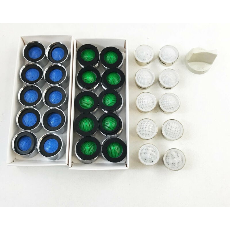 Ensemble d'aérateurs de rechange universel m 24, f 22 avec clé de montage