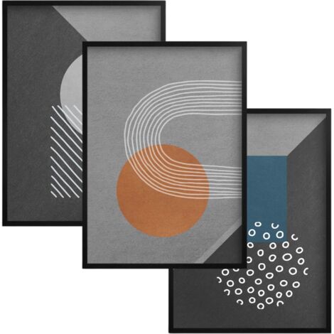 Ensemble d'affiches rétro modernes pour la décoration murale du bureau ou du salon