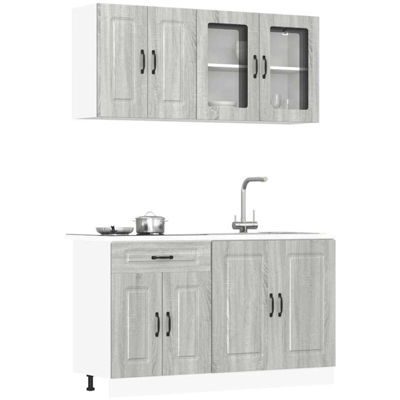 Vidaxl - Ensemble d'armoires de cuisine 4 pcs Kalmar bois d'ingénierie