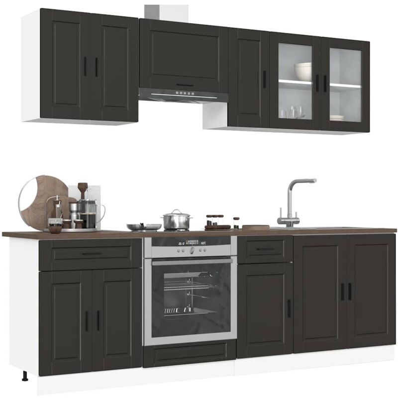 Vidaxl - Ensemble d'armoires de cuisine 8 pcs Kalmar bois d'ingénierie