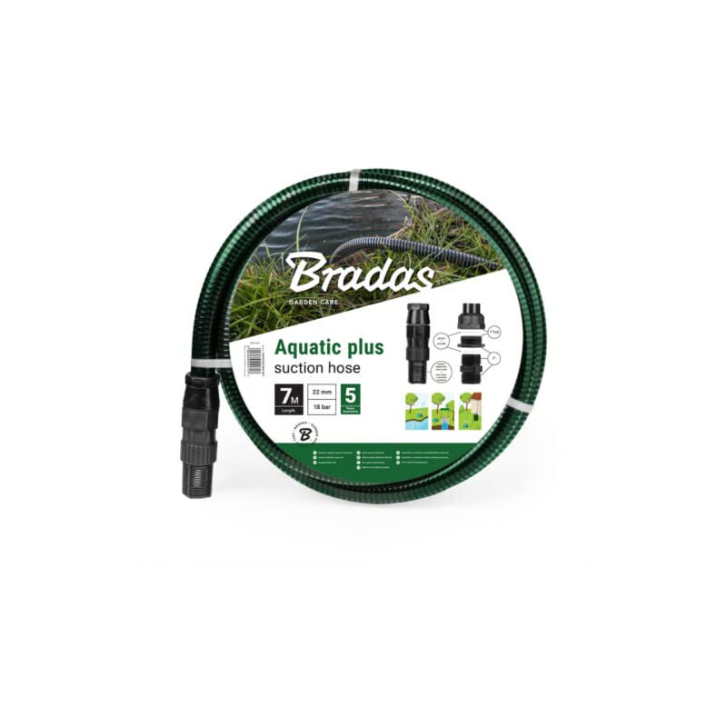 Ensemble d'aspiration et de refoulement 7M noir Bradas