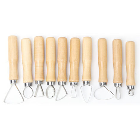 Ensemble de 10 Outils de Sculpture pour Cire, Savon et Argile