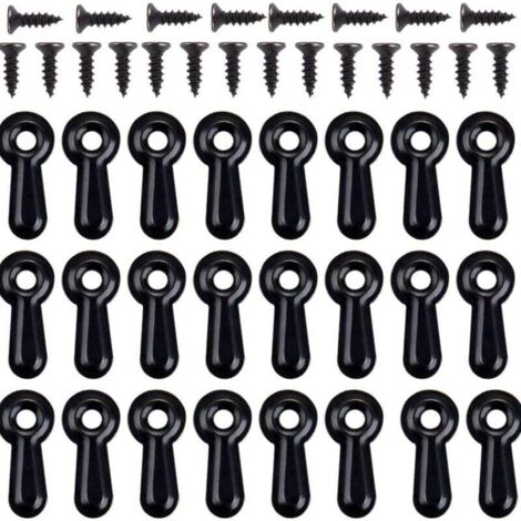 Ensemble de 100 Fixations à Bouton Tournant pour Cadres Photos avec Clips Support