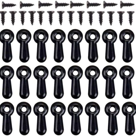 Ensemble de 100 Fixations à Bouton Tournant pour Cadres Photos avec Clips Support