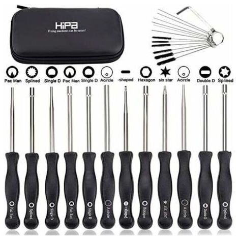 Ensemble de 12 outils de réglage de carburateur et tournevis de réglage pour moteur à 2 temps, pour débroussailleuses, tronçonneuses Poulan, Husqvarna, STHIL, Echo.-Autres