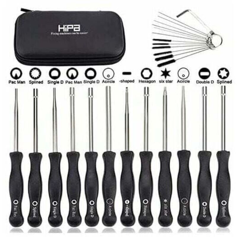 Ensemble de 12 outils de réglage de carburateur et tournevis de réglage pour moteur à 2 temps, pour débroussailleuses, tronçonneuses Poulan,