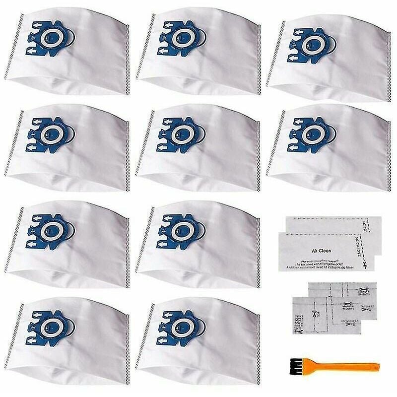 Ensemble de 15 sacs à poussière pour aspirateur Miele gn Airclean 3D Efficacité, en remplacement des sacs à poussière Miele gn. Ces sacs sont