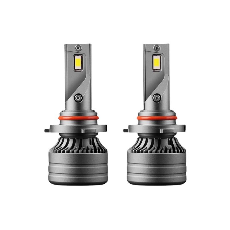 Jusch - Ensemble de 2 ampoules led led, aluminium, résistant à l'eau IP68, 36 w, lumière blanche froide, 6000 lumens, argent