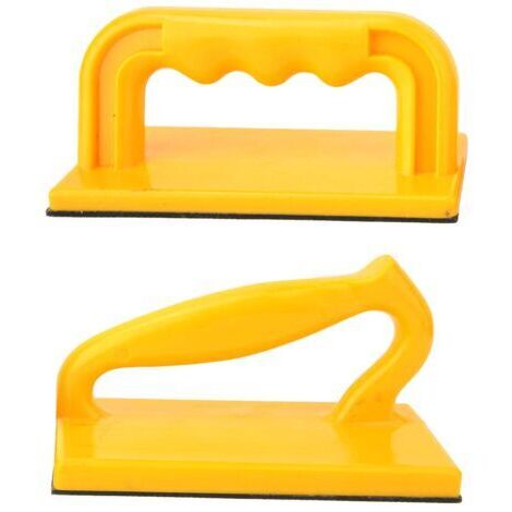 Ensemble de 2 blocs de poussée de sécurité, poignée oblique et droite, pour le travail du bois, à utiliser sur scies circulaires et défonceuses.