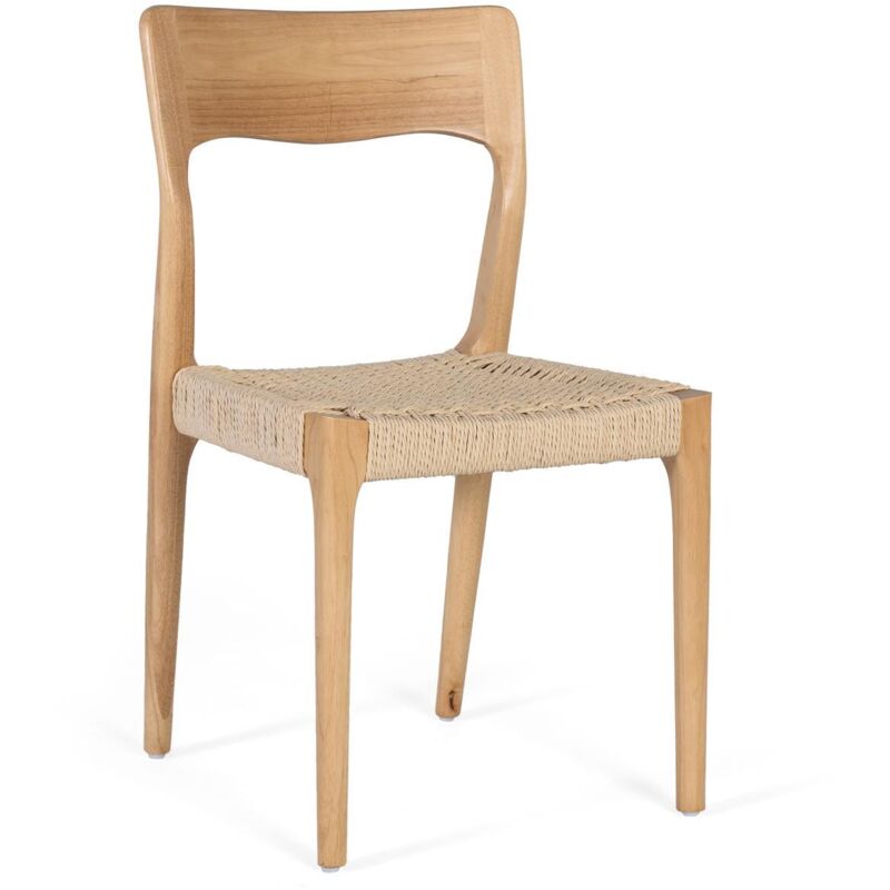Giner Y Colomer - Ensemble de 2 chaises en bois d'hévéa