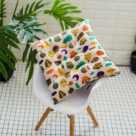 Ensemble de 2 coussins de chaise avec attaches pour salle à manger (2), jardin, ensemble