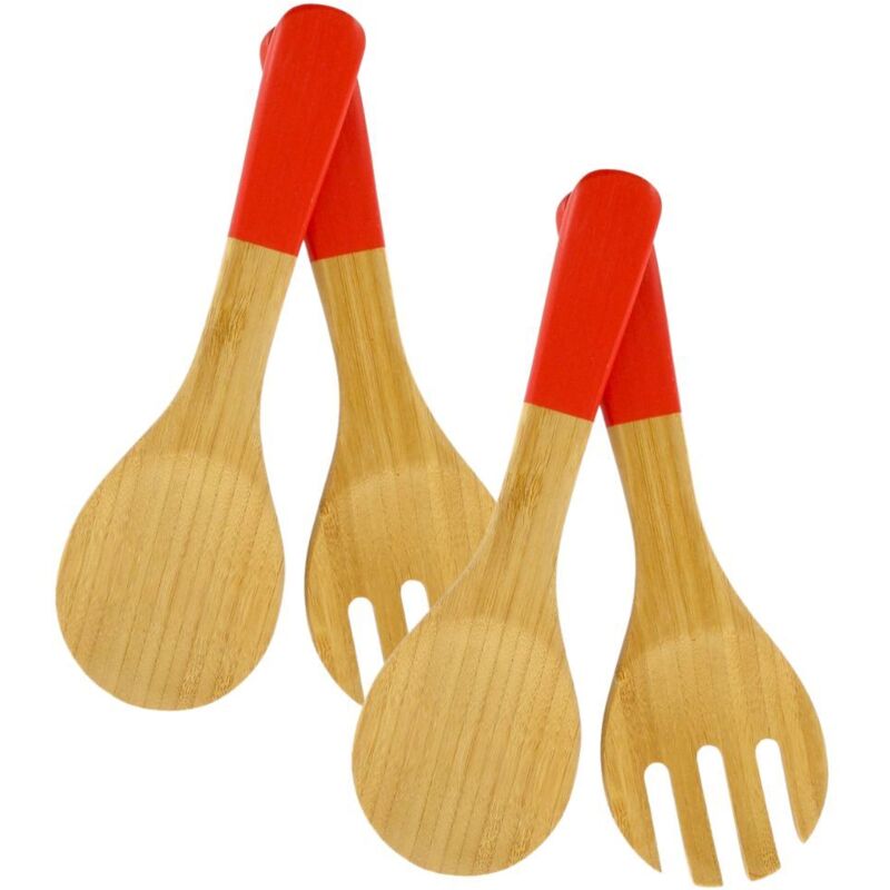 Ensemble de 2 Couverts à salade en bois Fackelmann Wood Edition Ensemble de 2 Couverts à salade en bois Fackelmann Wood Edition