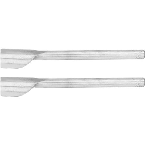 Ensemble de 2 Emporte-pièces Demi-circulaires en Acier pour Travail du Cuir, Outils de Sellerie pour Courroies et Accessoires 15mm