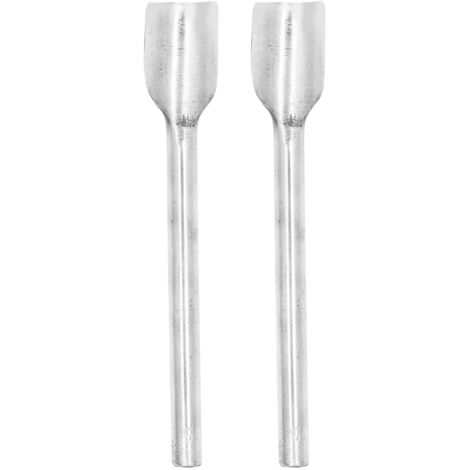 Ensemble de 2 Emporte-pièces Demi-ronds en Acier pour Cuir, Outils de Maroquinerie pour Ceintures et Courroies 15mm