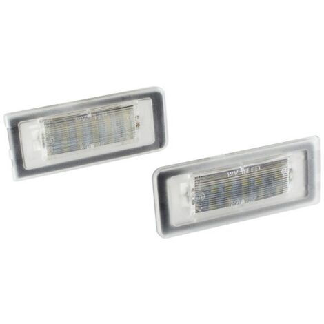 Ensemble de 2 feux de plaque d'immatriculation à LED pour Audi TT 98-06
