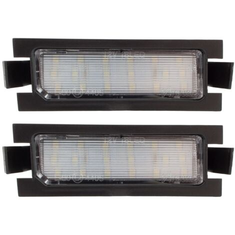 Ensemble de 2 feux de plaque d'immatriculation à LED pour Hyundai i30 II et Kia Ceed II