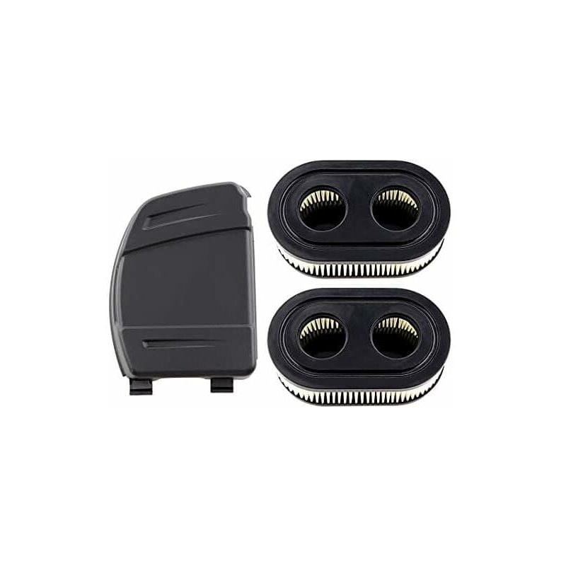 Ikodm - Ensemble de 2 Filtres à Air - Avec Couvercle de Filtre à Air - Pour Moteurs Briggs & Stratton 550E, 575EX, 575IS, 625EXI, 650EXI, 675EXI,