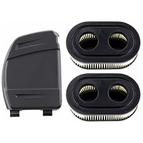 Ensemble de 2 Filtres à Air avec Couvercle de Filtre à Air pour Moteurs Briggs & Stratton 550E, 575EX, 575IS, 625EXI, 650EXI, 675EXI, 675IS, Remplace les Pièces 594106, 798339, 798452, 593260.