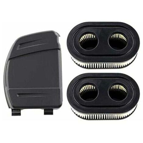 Ensemble de 2 Filtres à Air avec Couvercle de Filtre à Air pour Moteurs Briggs & Stratton 550E, 575EX, 575IS, 625EXI, 650EXI, 675EXI, 675IS, Remplace les Pièces 594106, 798339, 798452, 593260.-..D
