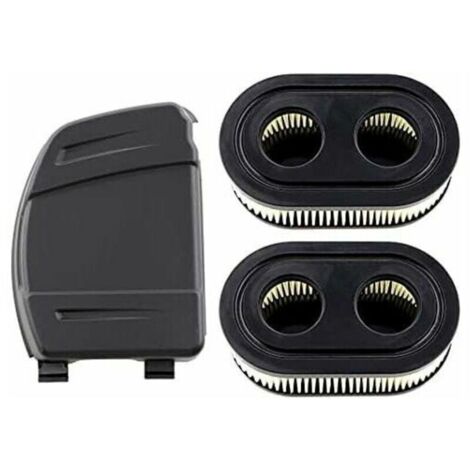 Ensemble de 2 Filtres à Air avec Couvercle de Filtre à Air pour Moteurs Briggs & Stratton 550E, 575EX, 575IS, 625EXI, 650EXI, 675EXI, 675IS, Remplace les Pièces 594106, 798339, 798452, 593260.-DPZO..D