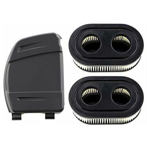 Ensemble de 2 Filtres à Air avec Couvercle de Filtre à Air pour Moteurs Briggs & Stratton 550E, 575EX, 575IS, 625EXI, 650EXI, 675EXI, 675IS, Remplace les Pièces 594106, 798339, 798452, 593260.-DPZO..D