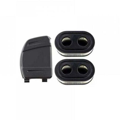 Ensemble de 2 Filtres à Air et Couvercle pour Briggs & Stratton 550E, 575EX, 625EXI, 675IS - Compatible Références 593260, 594106