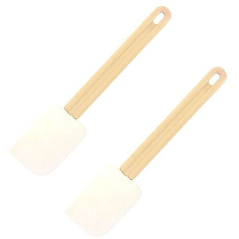 Ensemble de 2 Maryses de pâtisserie et de cuisine - FACKELMANN - Manche en résine - 32 cm