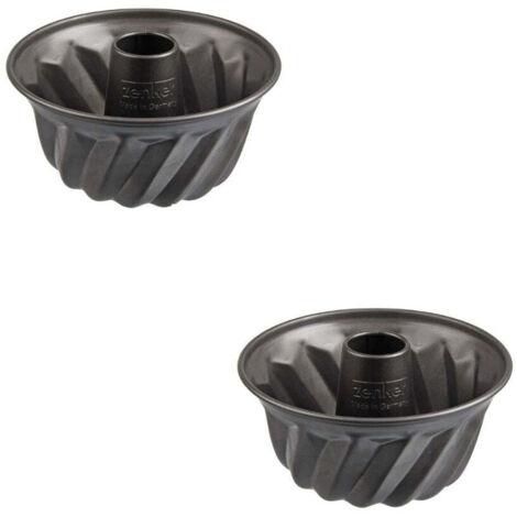 Ensemble de 2 Moules à kouglof 18 cm Zenker Spécial Mini