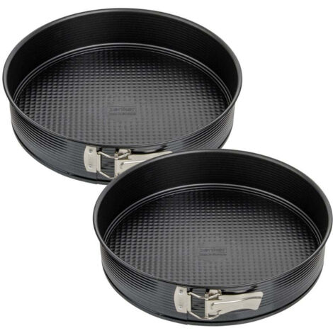 Ensemble de 2 Moules à manqué à charnière 24 cm Zenker Black Metallic
