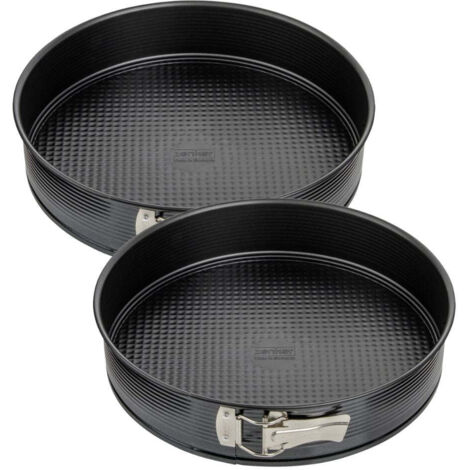 Ensemble de 2 Moules à manqué à charnière 28 cm Zenker Black Metallic