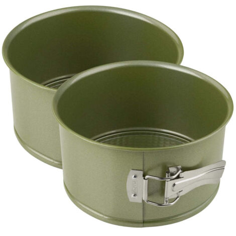 Ensemble de 2 Moules à panettone à charnière 18 cm Zenker Green Vision
