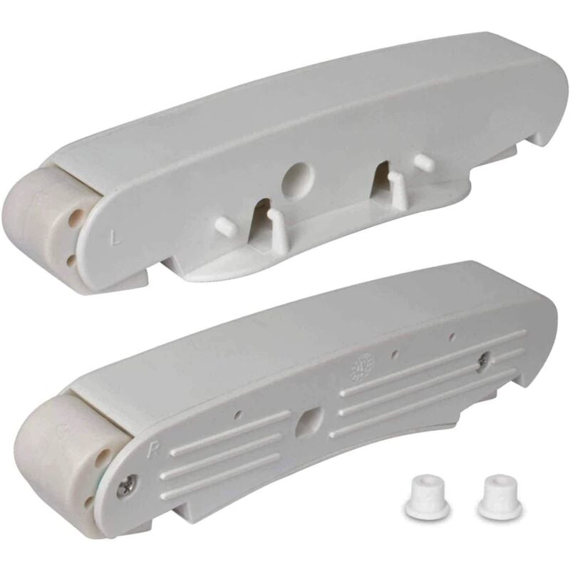 Gotrays - Ensemble de 2 nettoyeurs de piscine avec kit de glissières blanches - Hayward