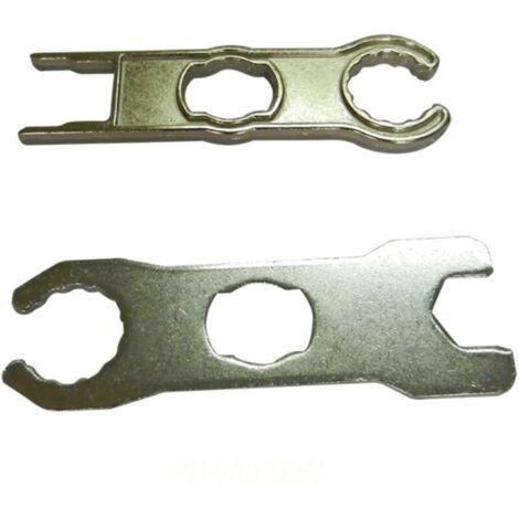 Ensemble de 2 Outils pour Connecteur de Panneau Solaire MC4, Clé en Métal pour Déconnexion Solide, Sertisseuse de Fil pour Câble et Connecteur de Système PV
