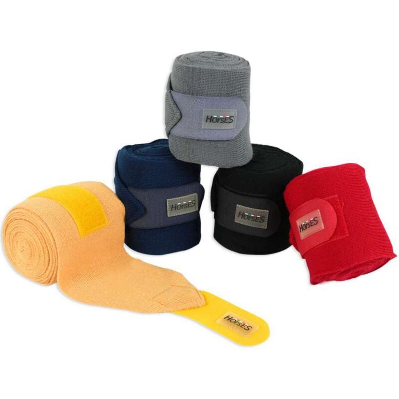 Rouge - Bandes de repos élastiques et indéchirables modèle Lux set 2 pièces