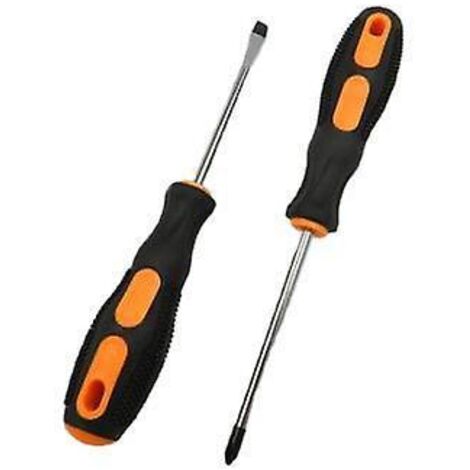 ensemble De 2 Pices Tournevis Antidrapant Tournevis Petit Tournevis Croix Tournevis  Manche Bicolore